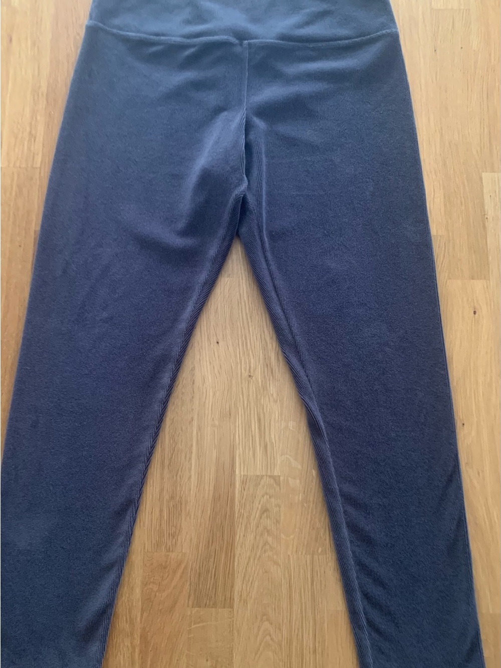 High-Rise Charcoal Gray Leggings for Women - Tummy Control Panel Brand Unknown